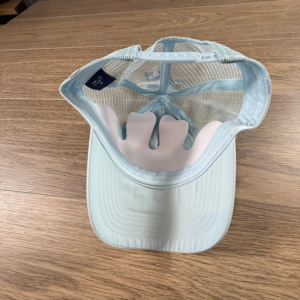 Roller Rabbit Target Resort Lobster Trucker Hat Blue Green Mesh Snapback NWT